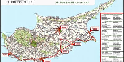 Кипар карта аутобуских линија