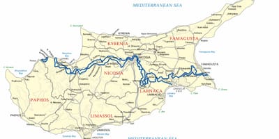 Карта Кипра оффлине