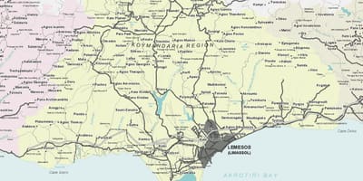 Карта лимасолу, Кипар