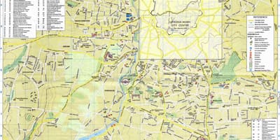 Карта Никозија Кипар